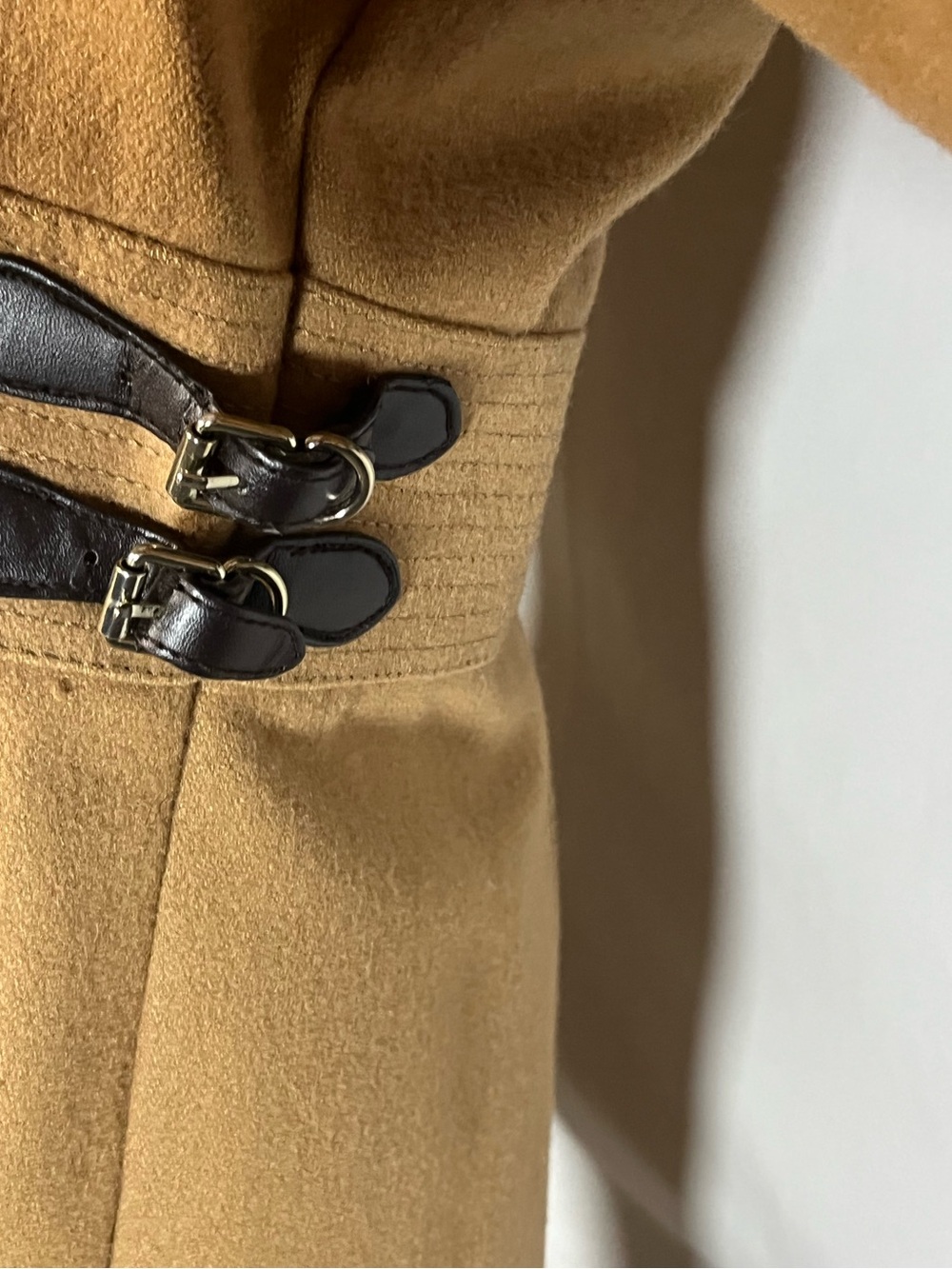 Kenneth Cole New York Women’s Wool Blend Mid-Length Trench Style Coat Size 16 - Picture 4 of 11